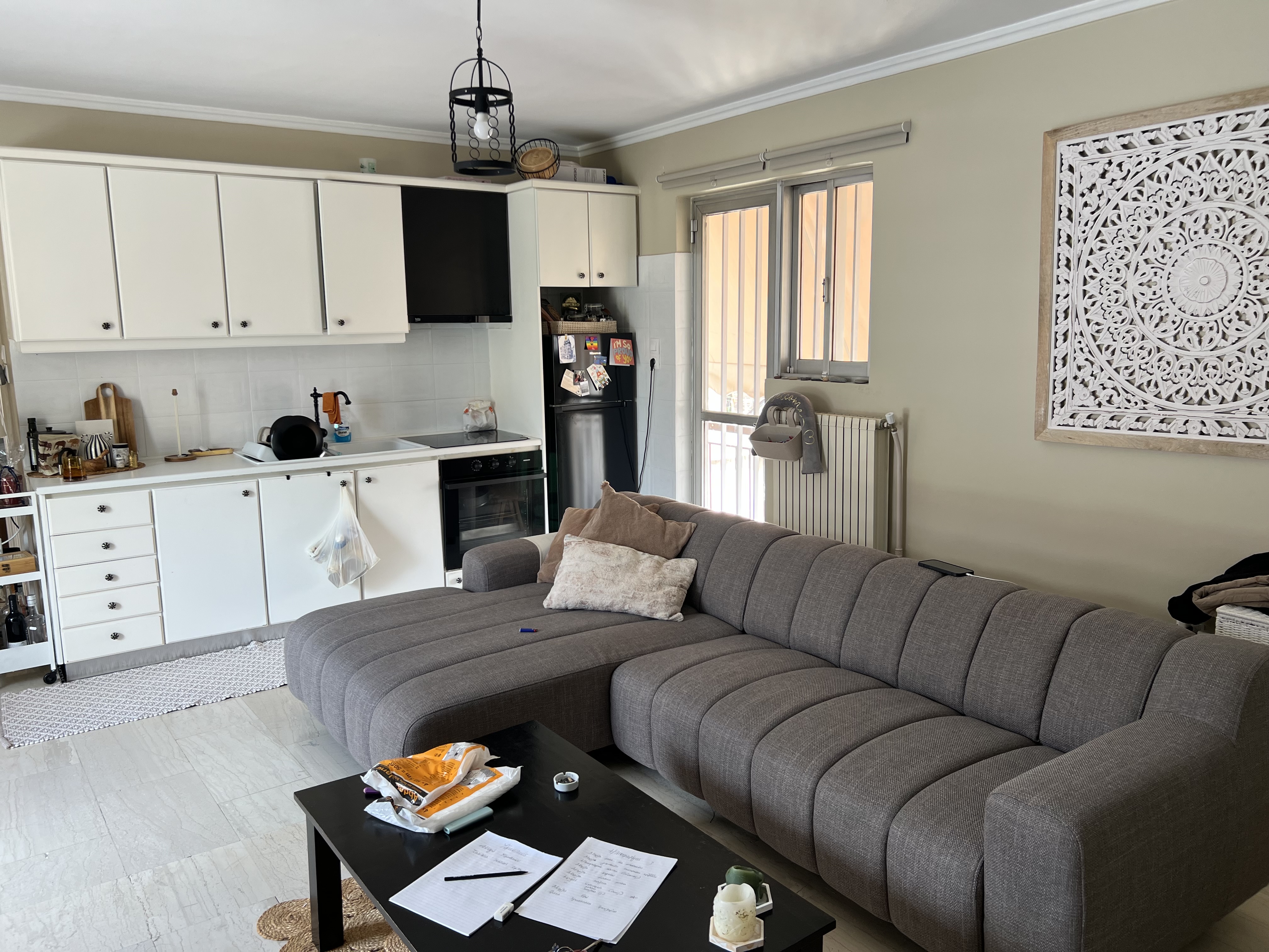 Modern Living room Before
