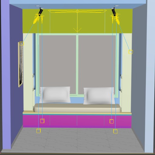 Modern Living room Before