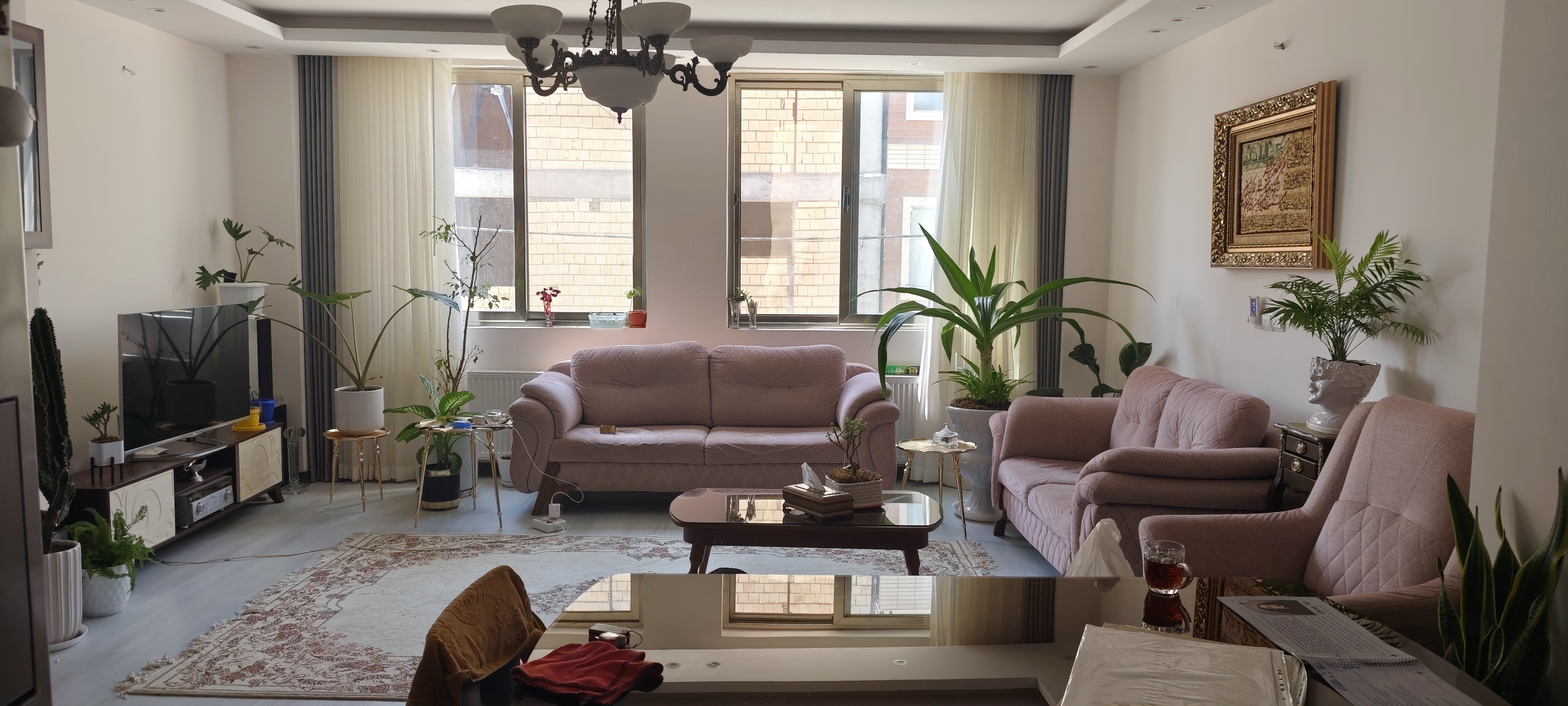 Modern Living room Before
