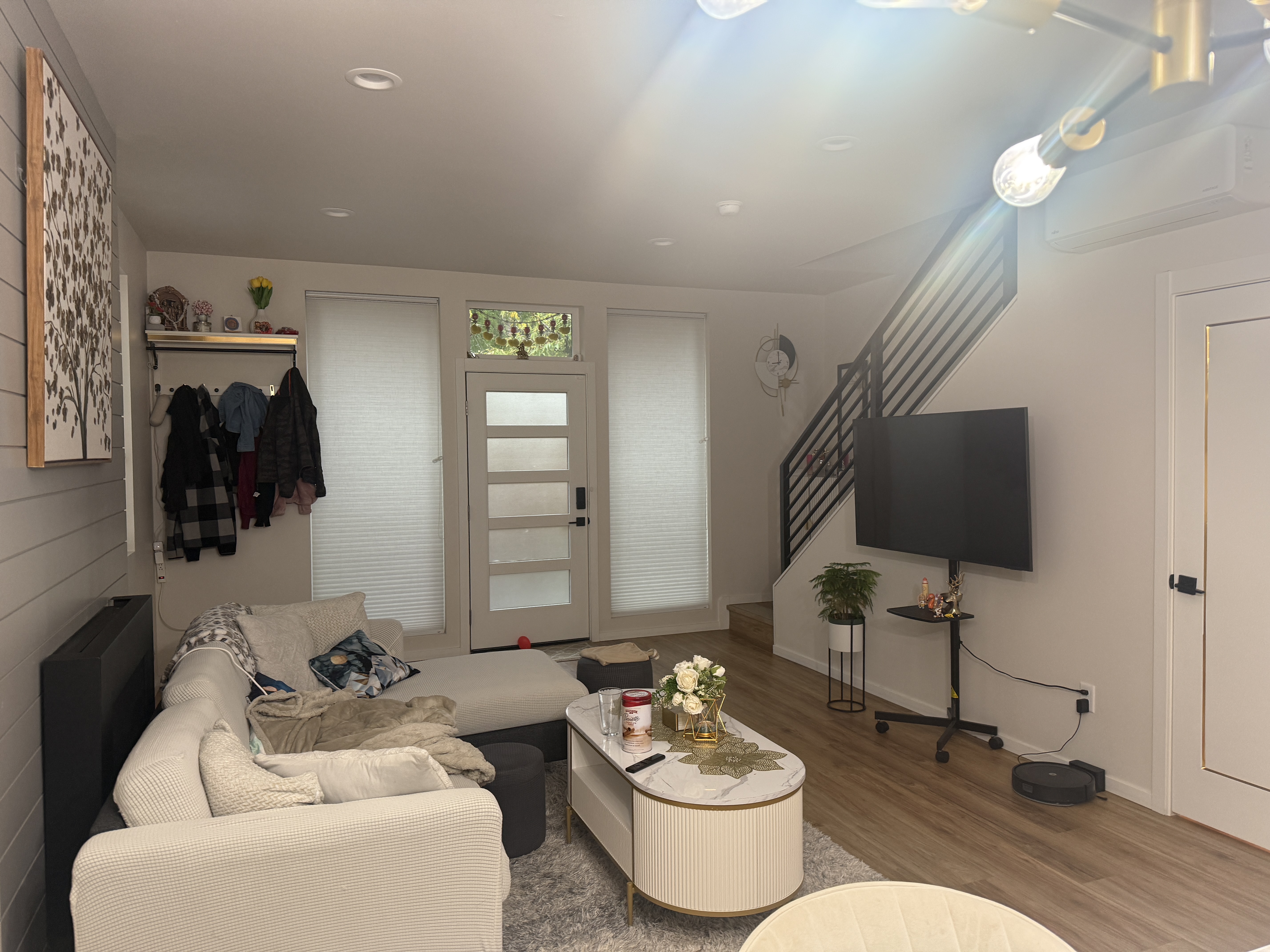 Modern Living room Before
