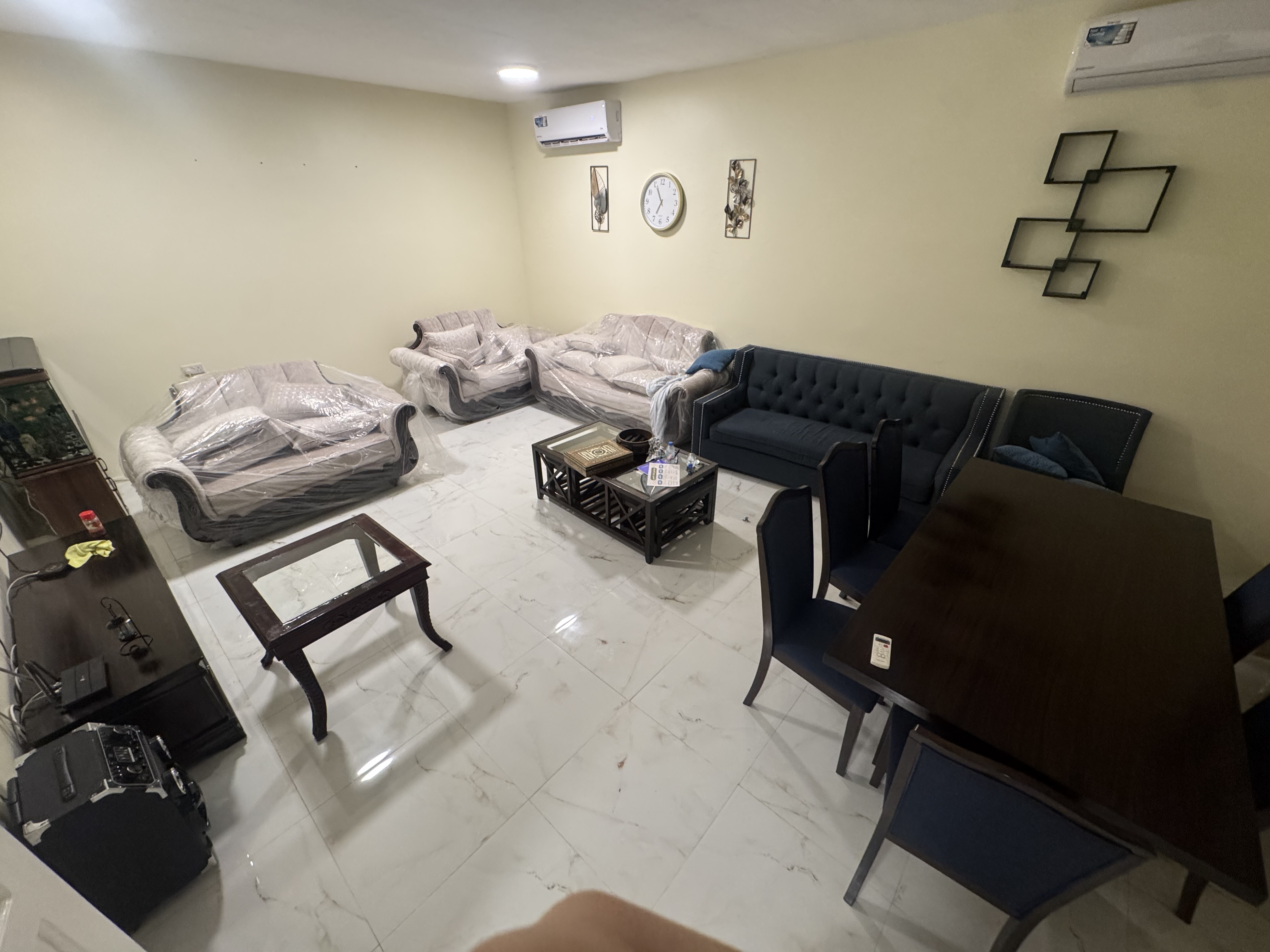 Modern Living room Before