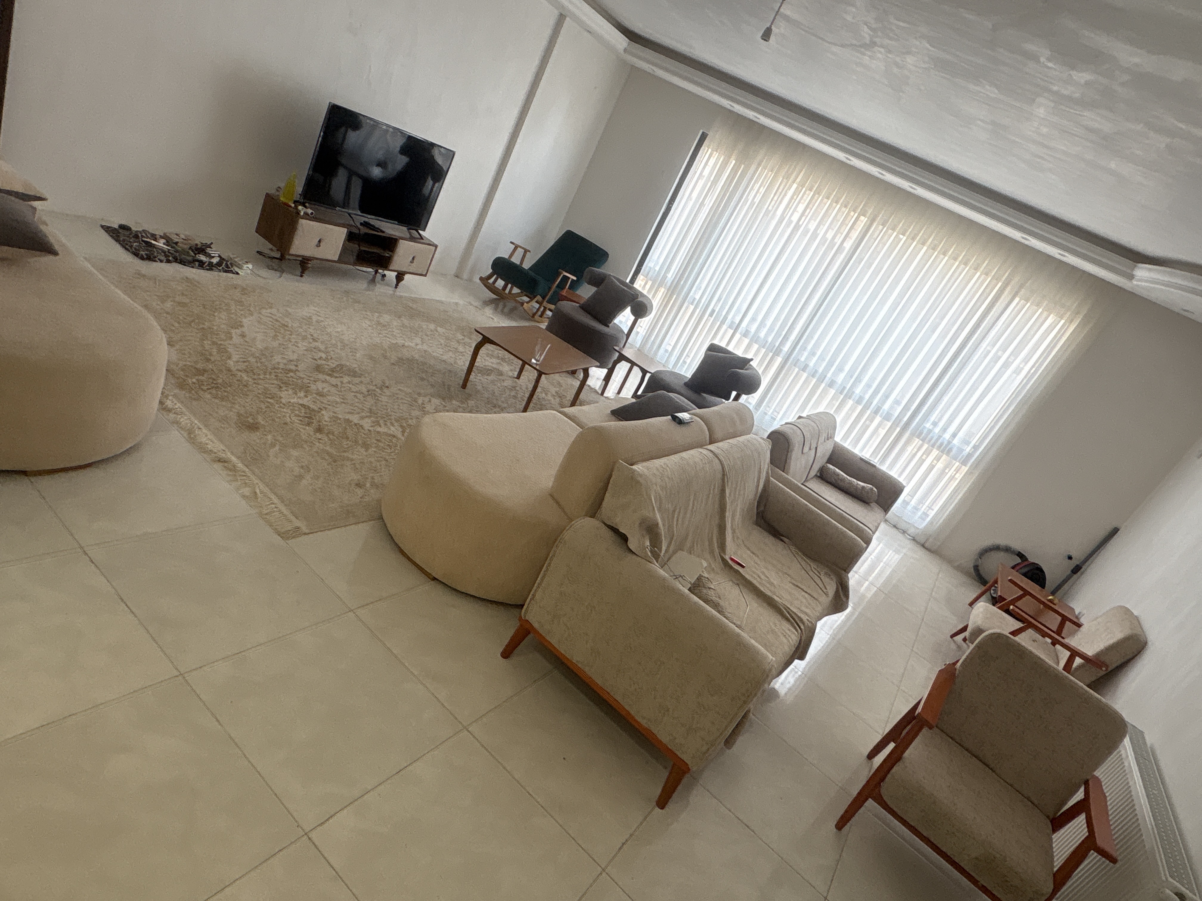 Modern Living room Before