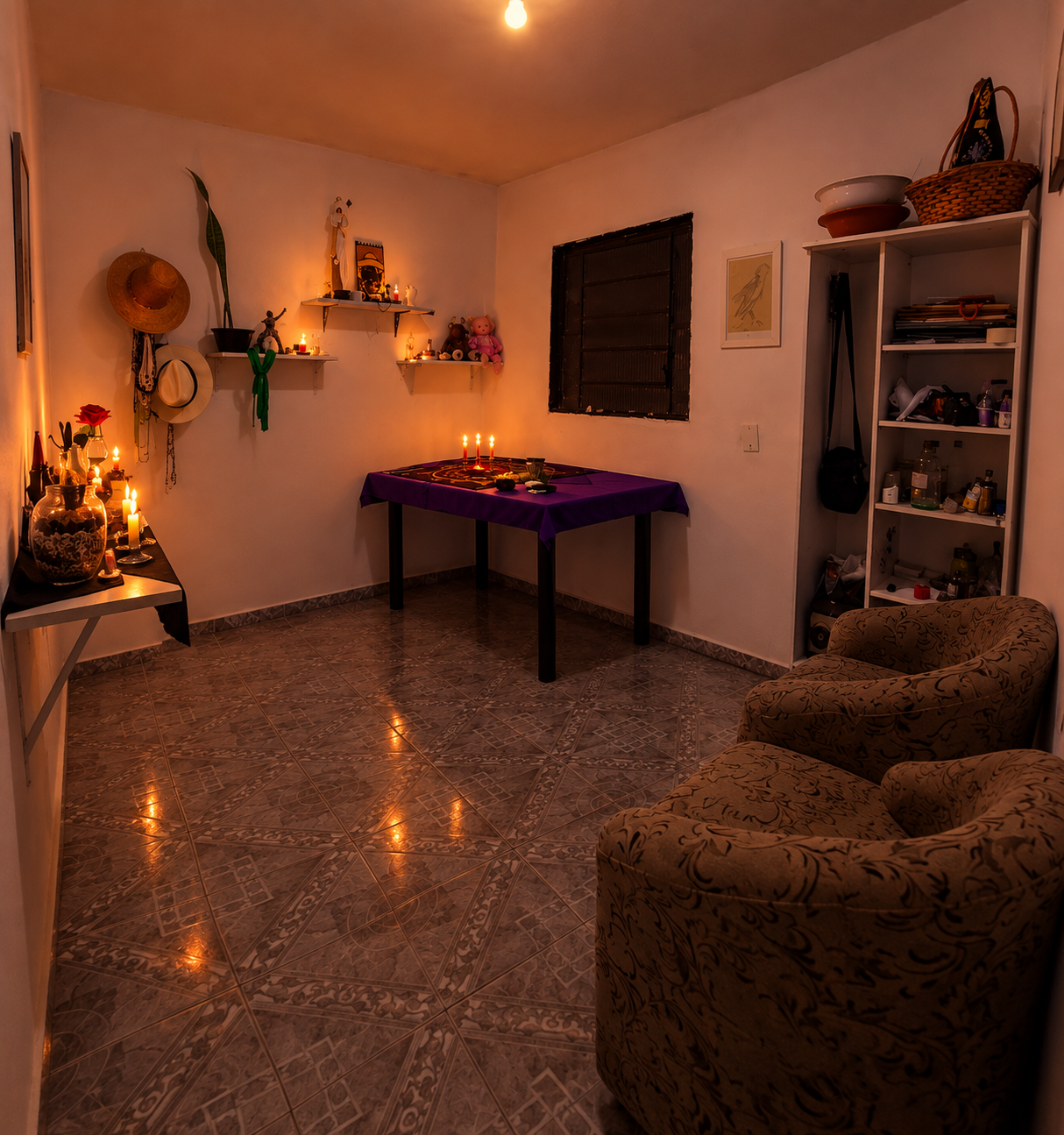 Modern Living room Before