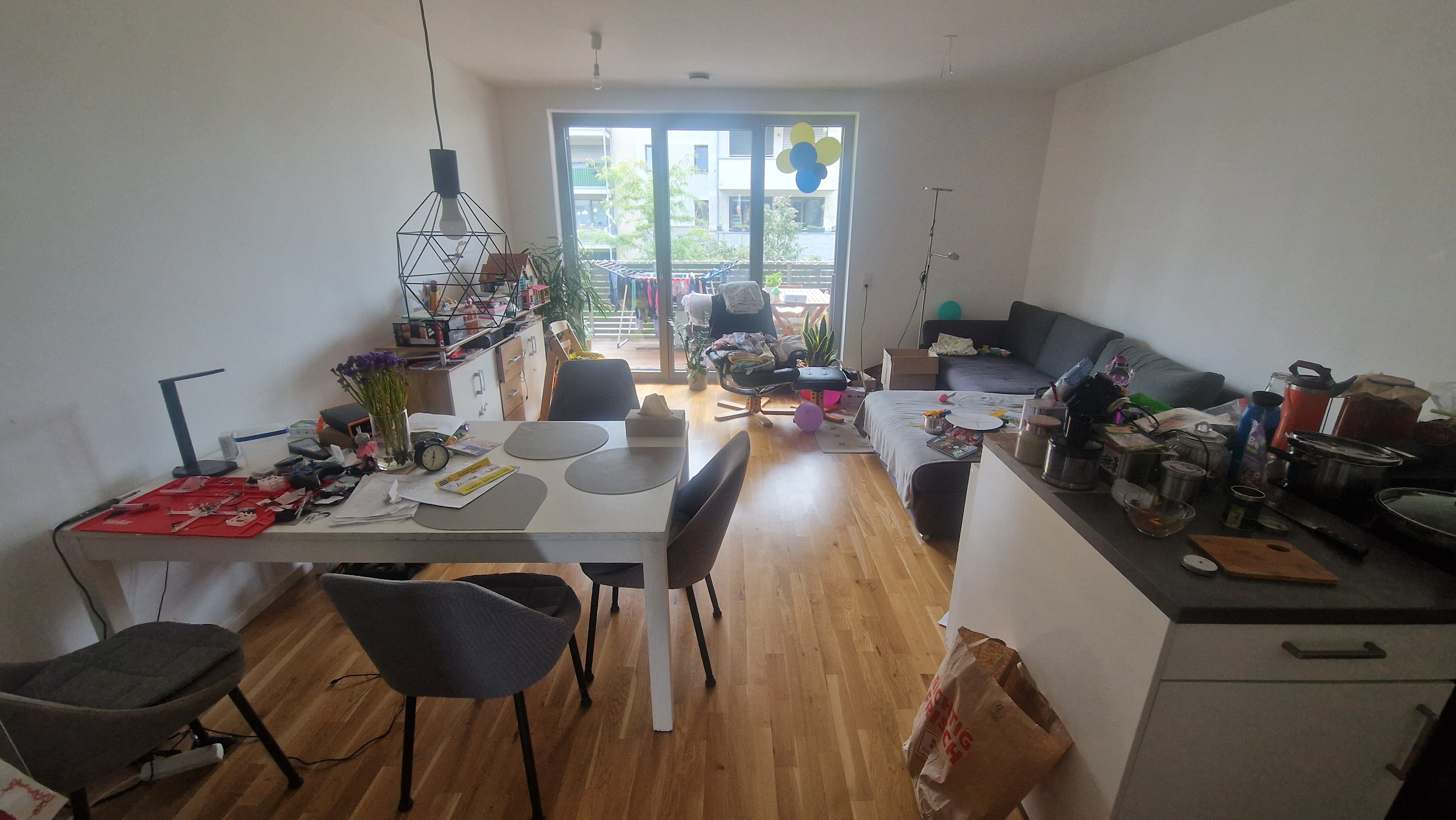 Modern Living room Before