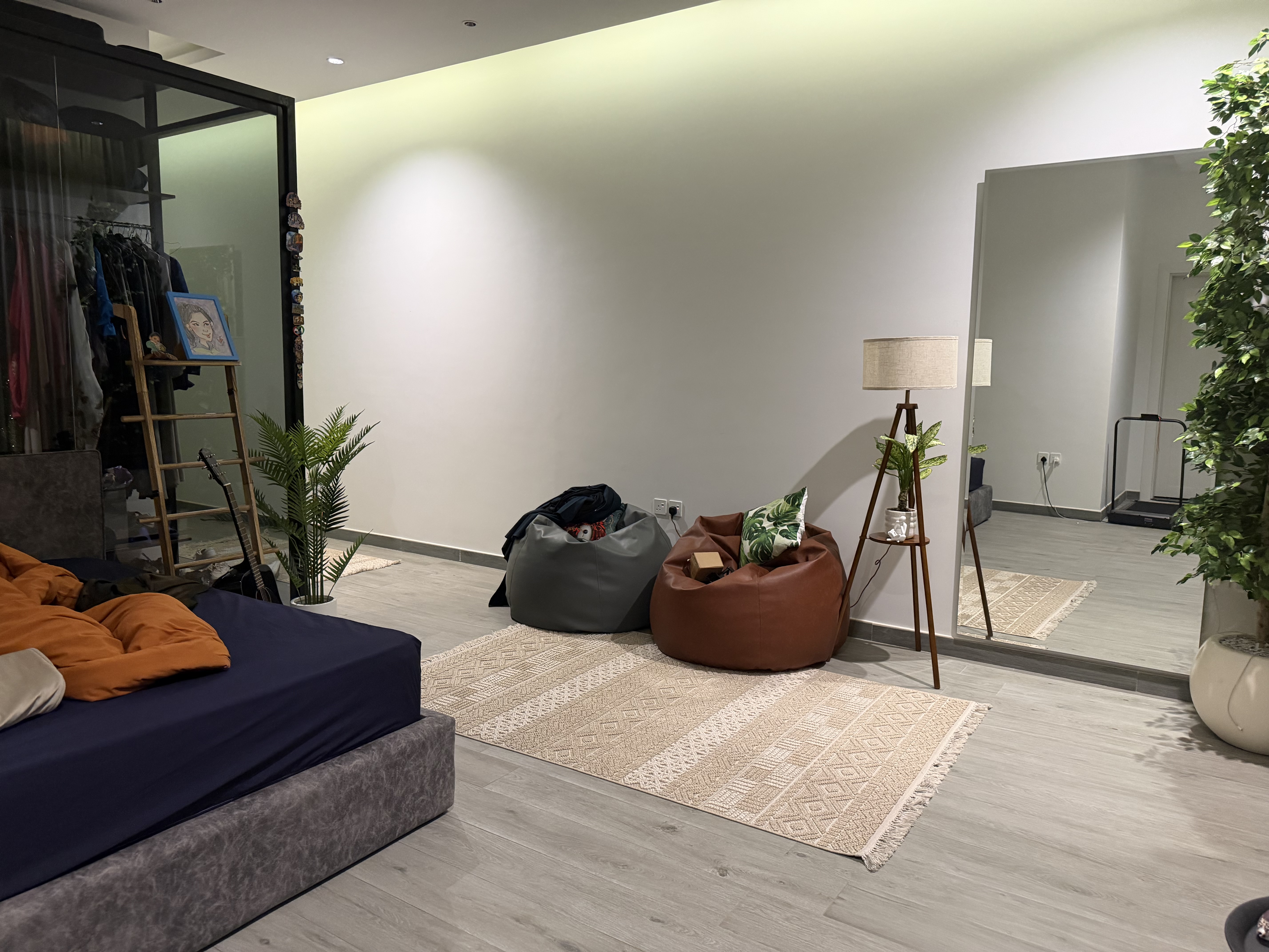 Modern Living room Before