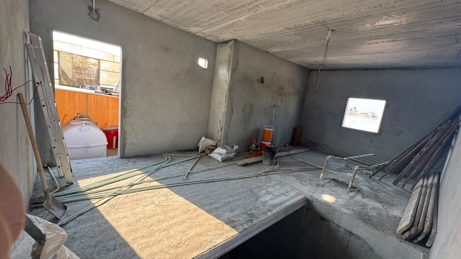 Modern Living room Before