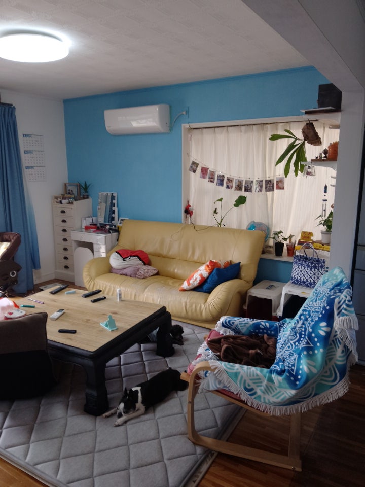 Modern Living room Before