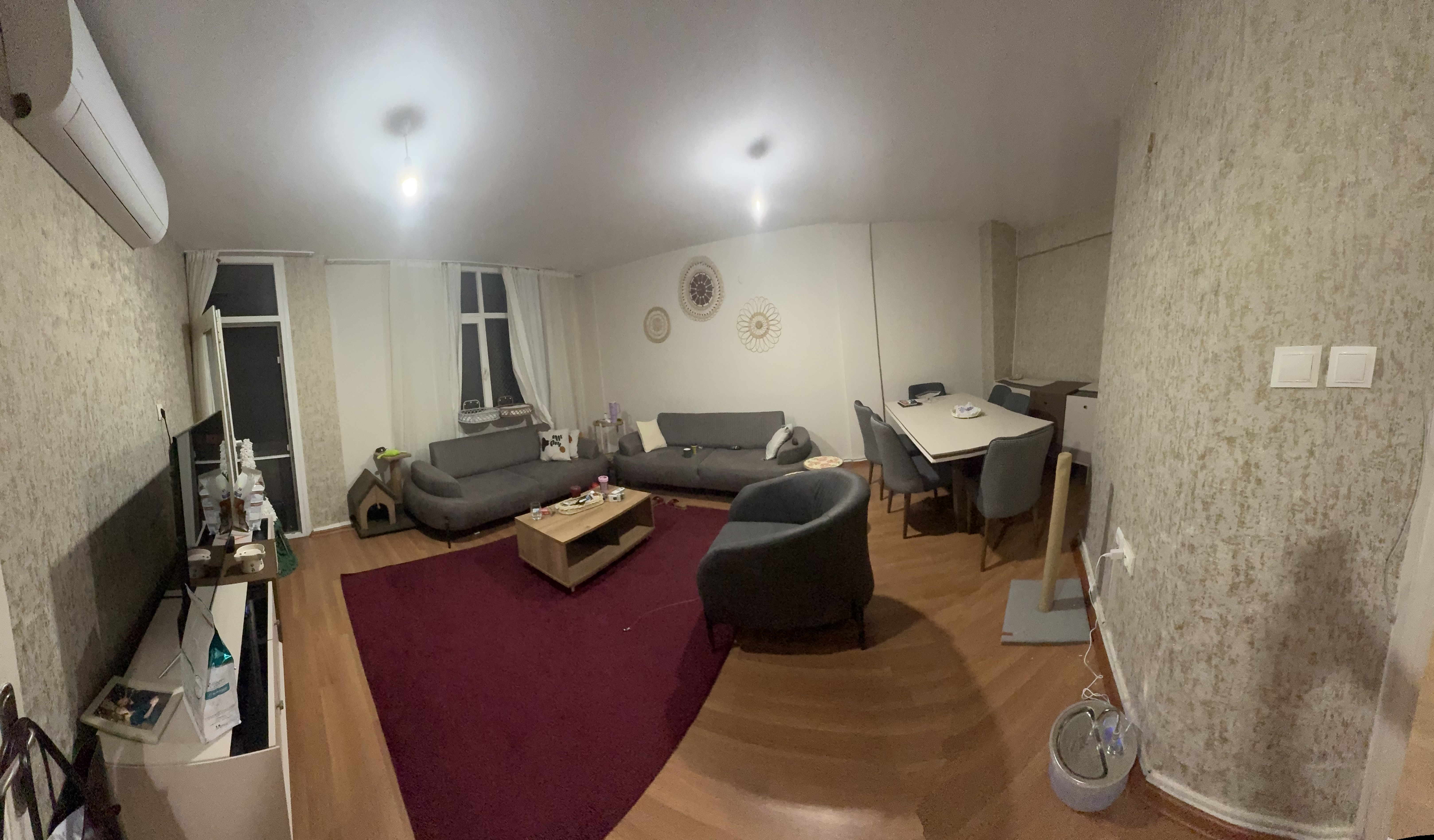 Modern Living room Before
