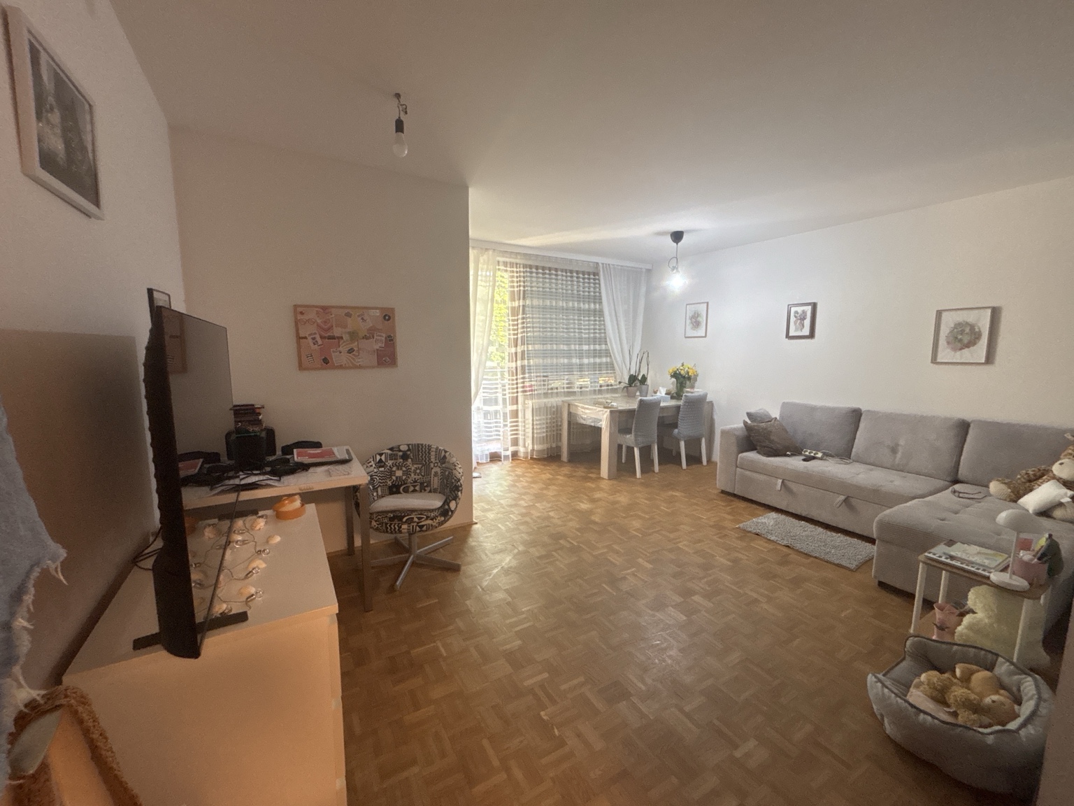 Modern Living room Before