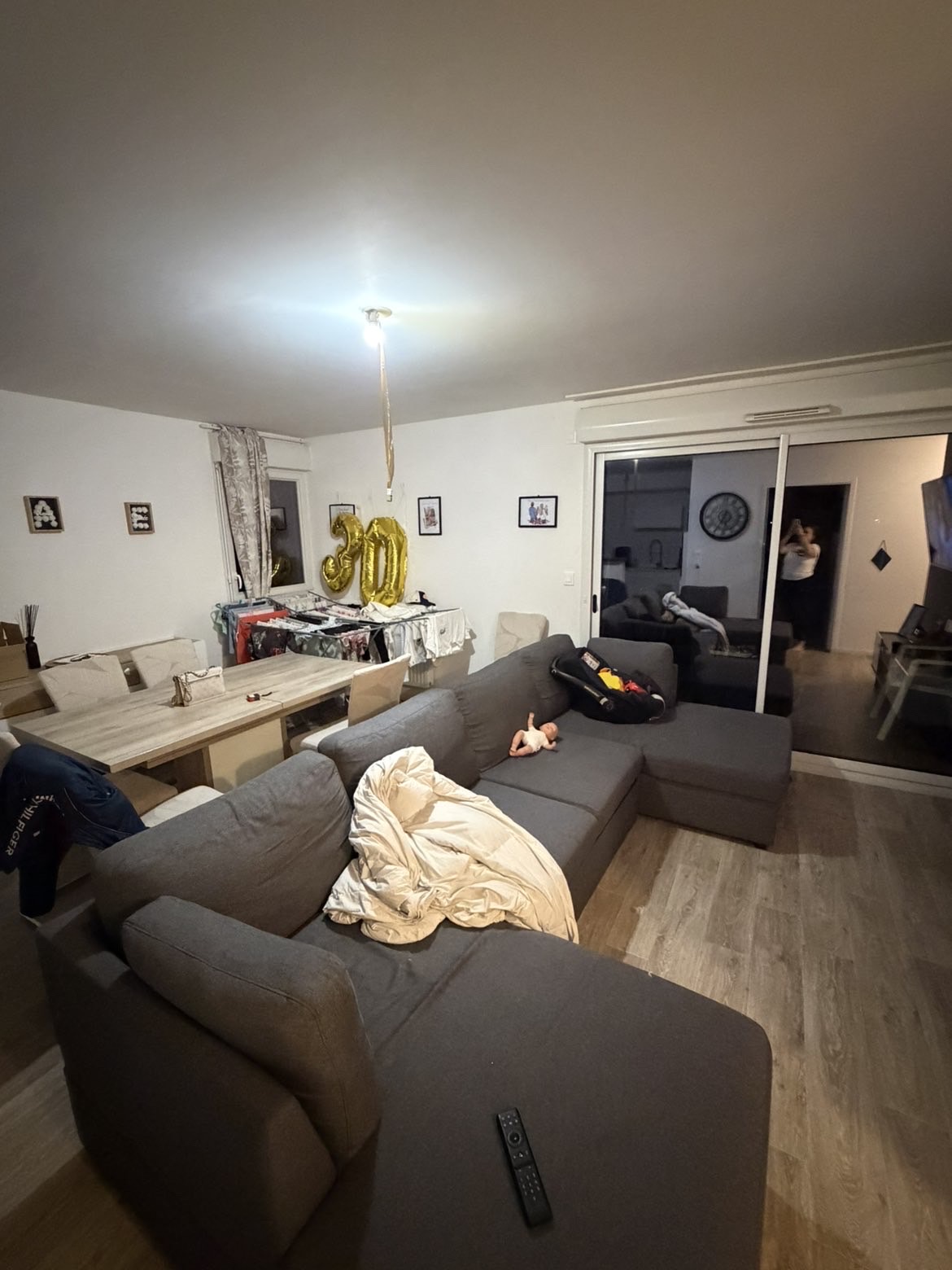 Modern Living room Before