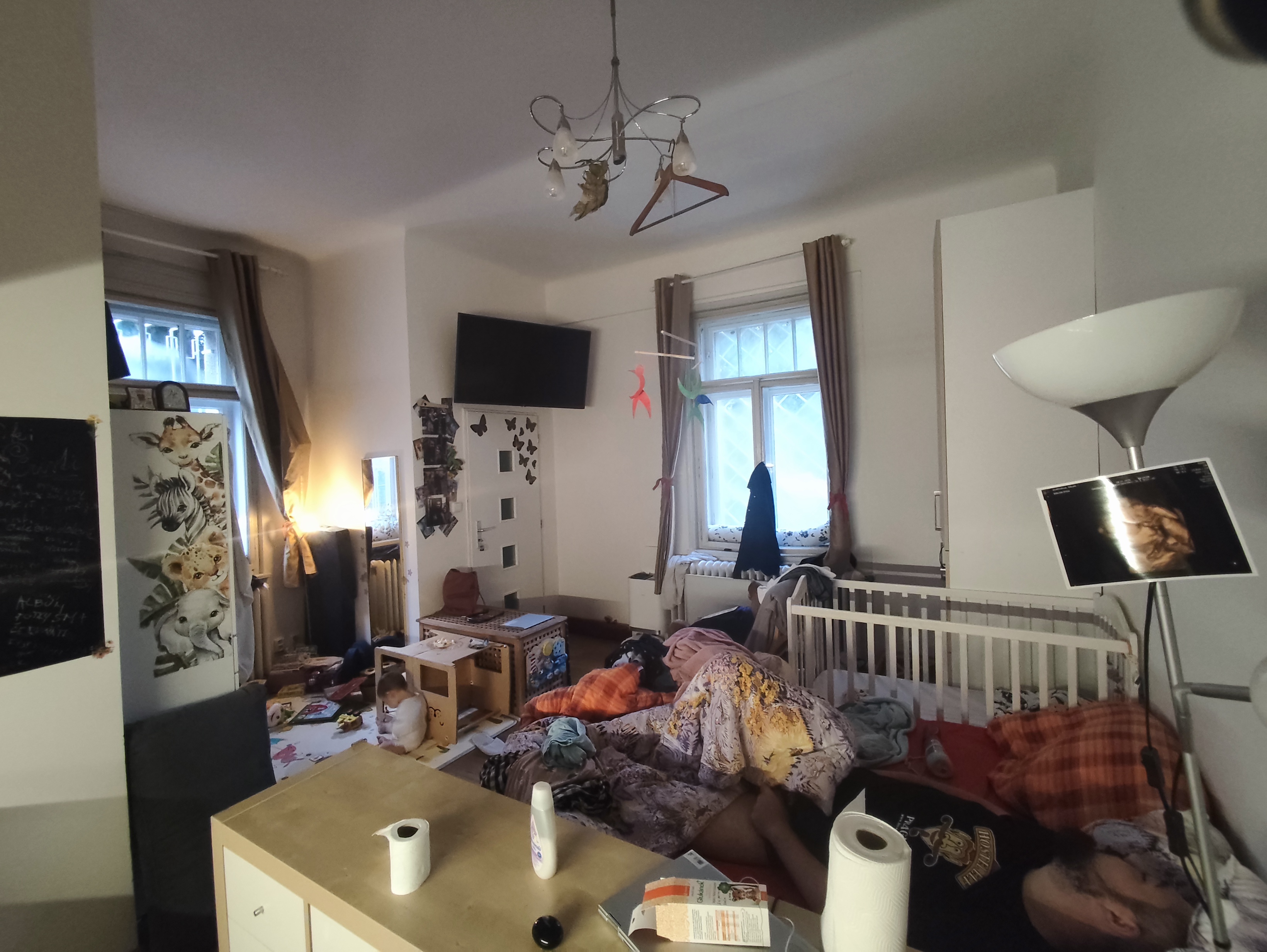 Modern Living room Before