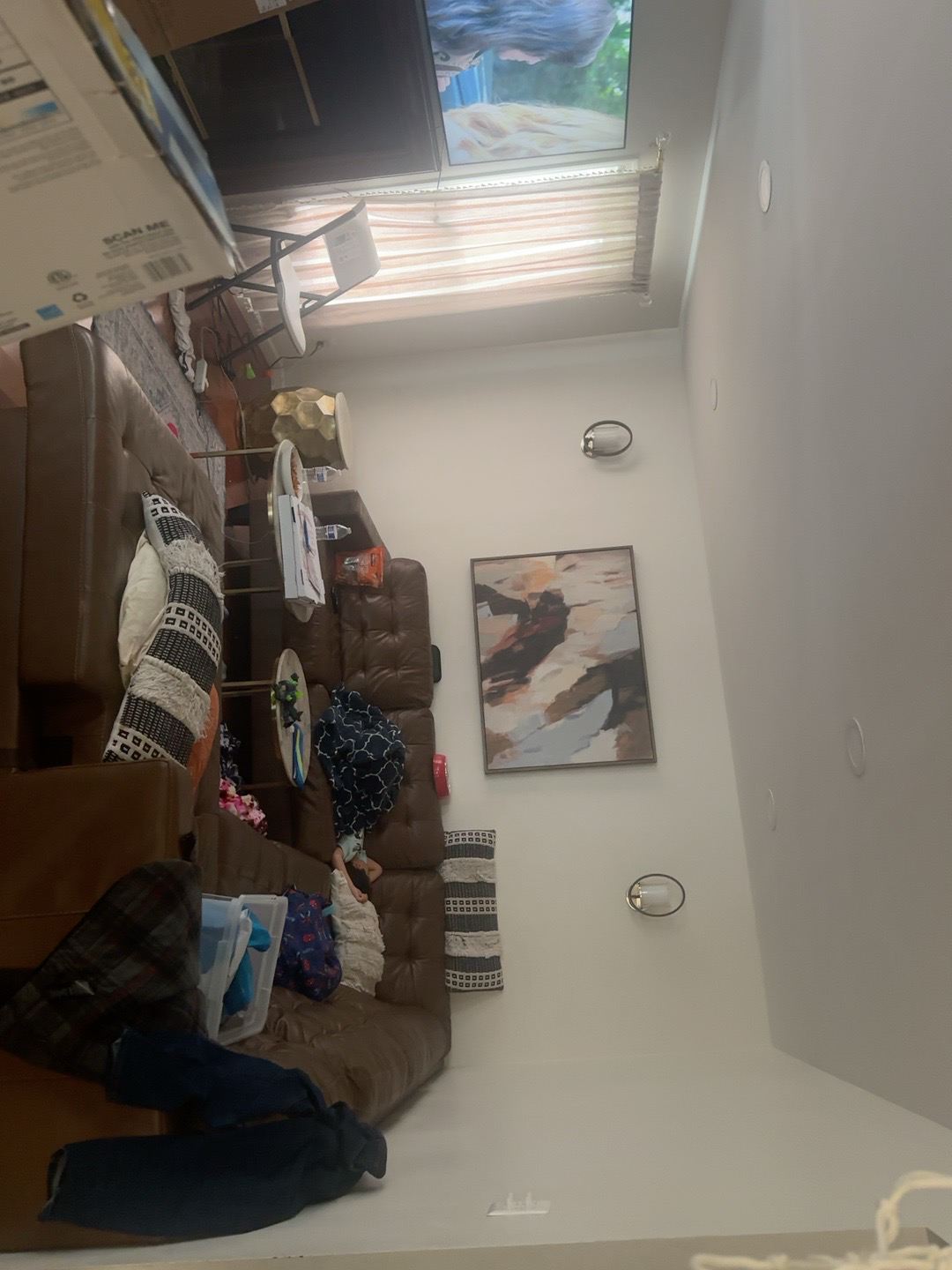 Modern Living room Before