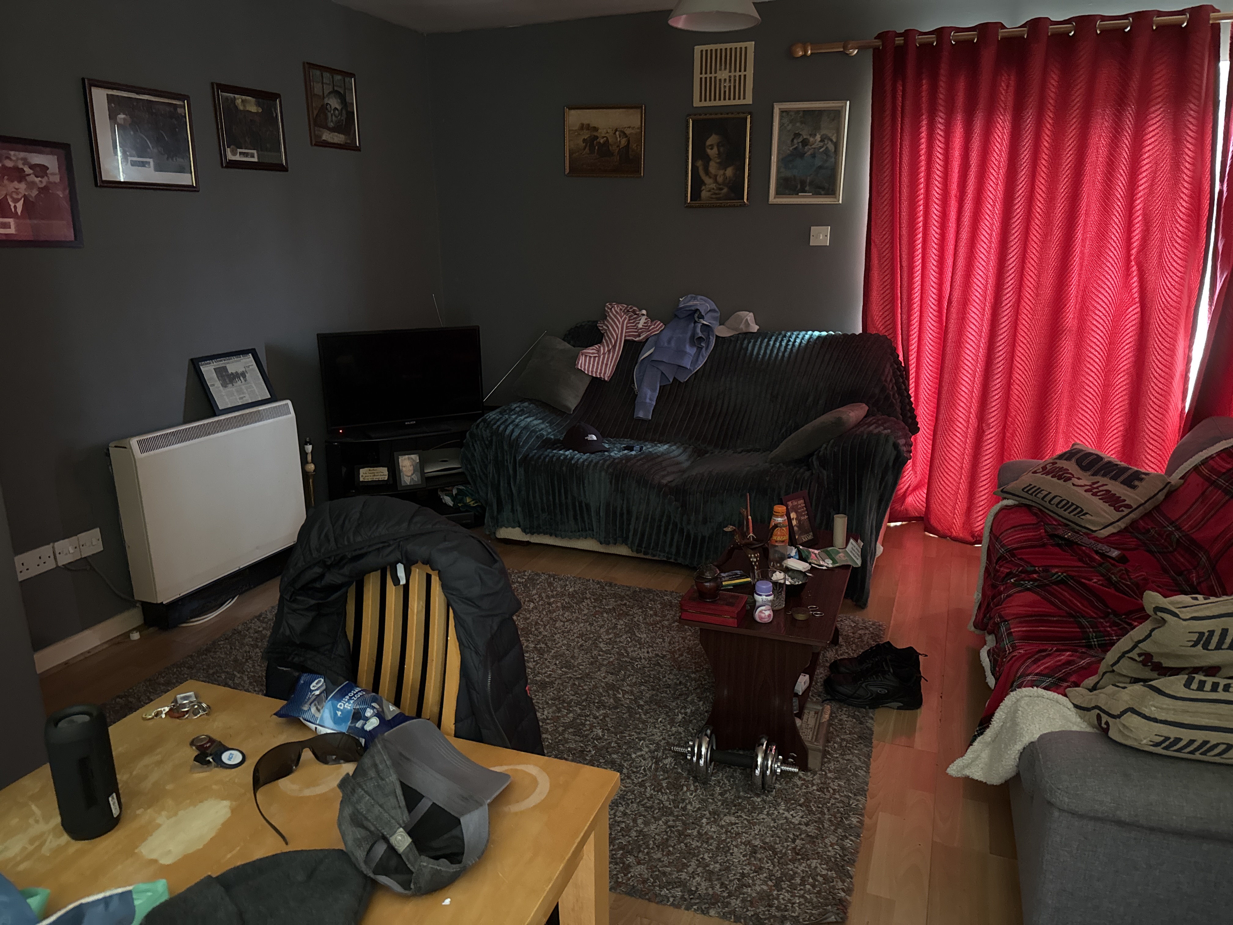 Modern Living room Before