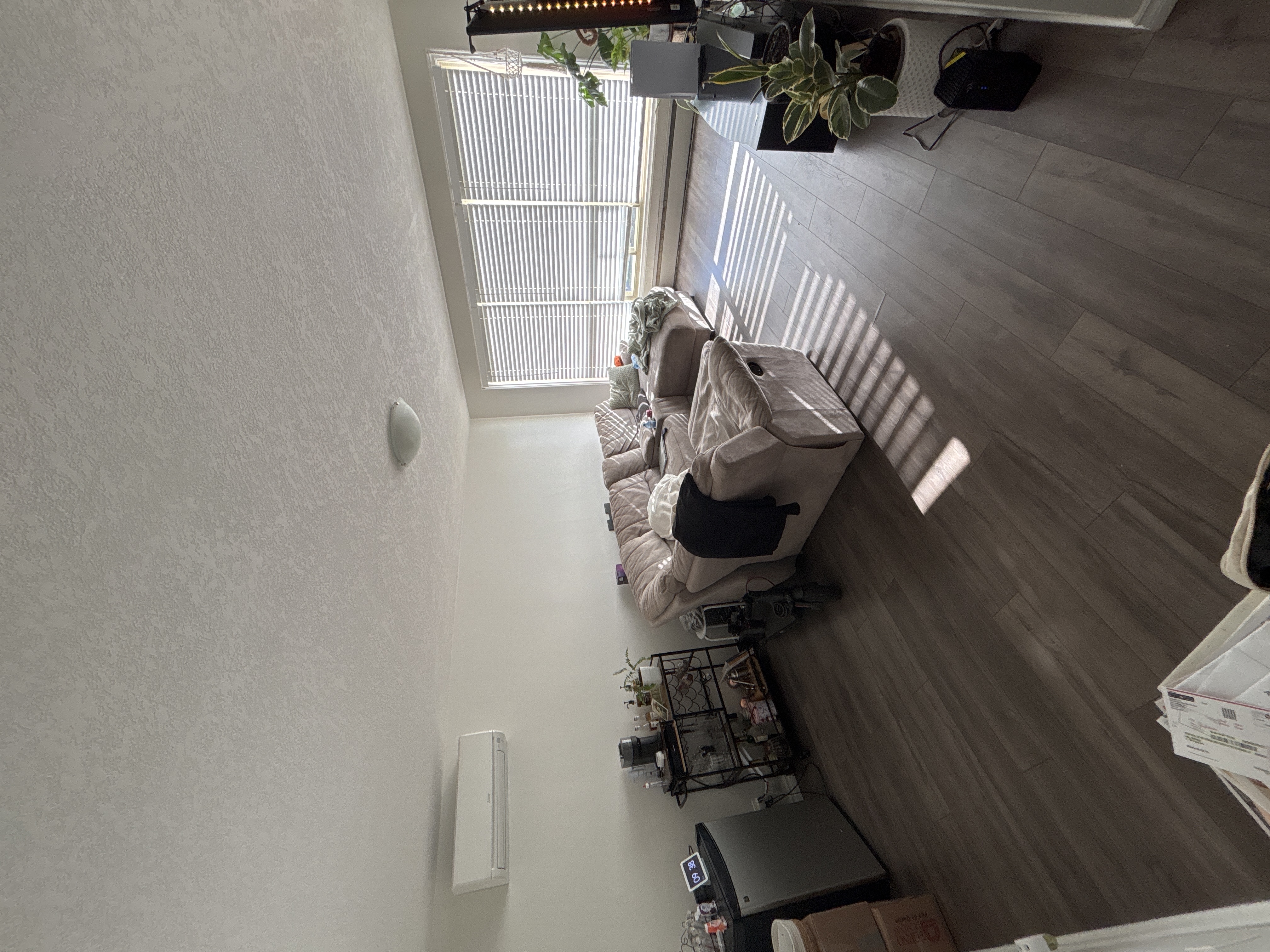Modern Living room Before