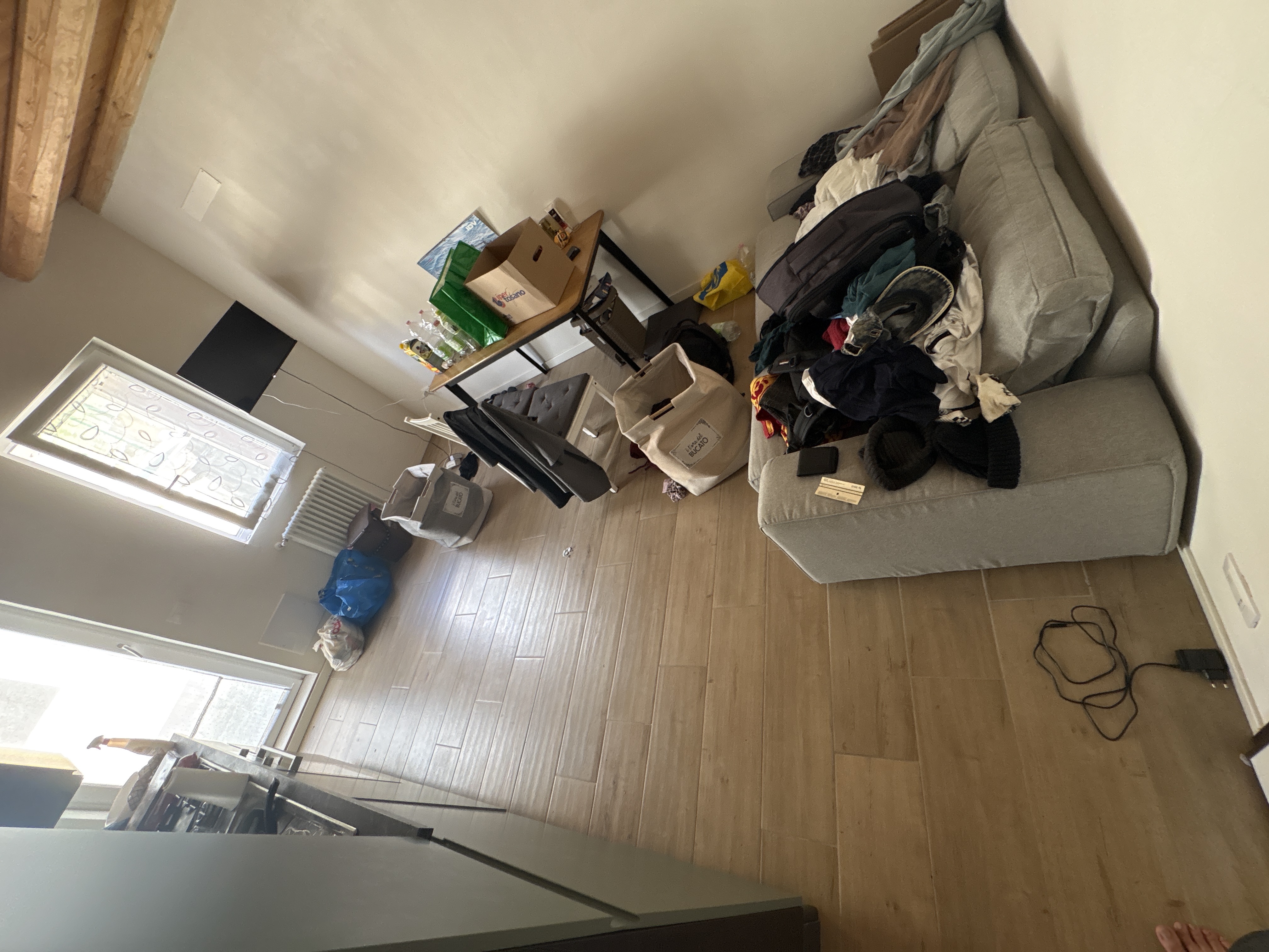 Modern Living room Before