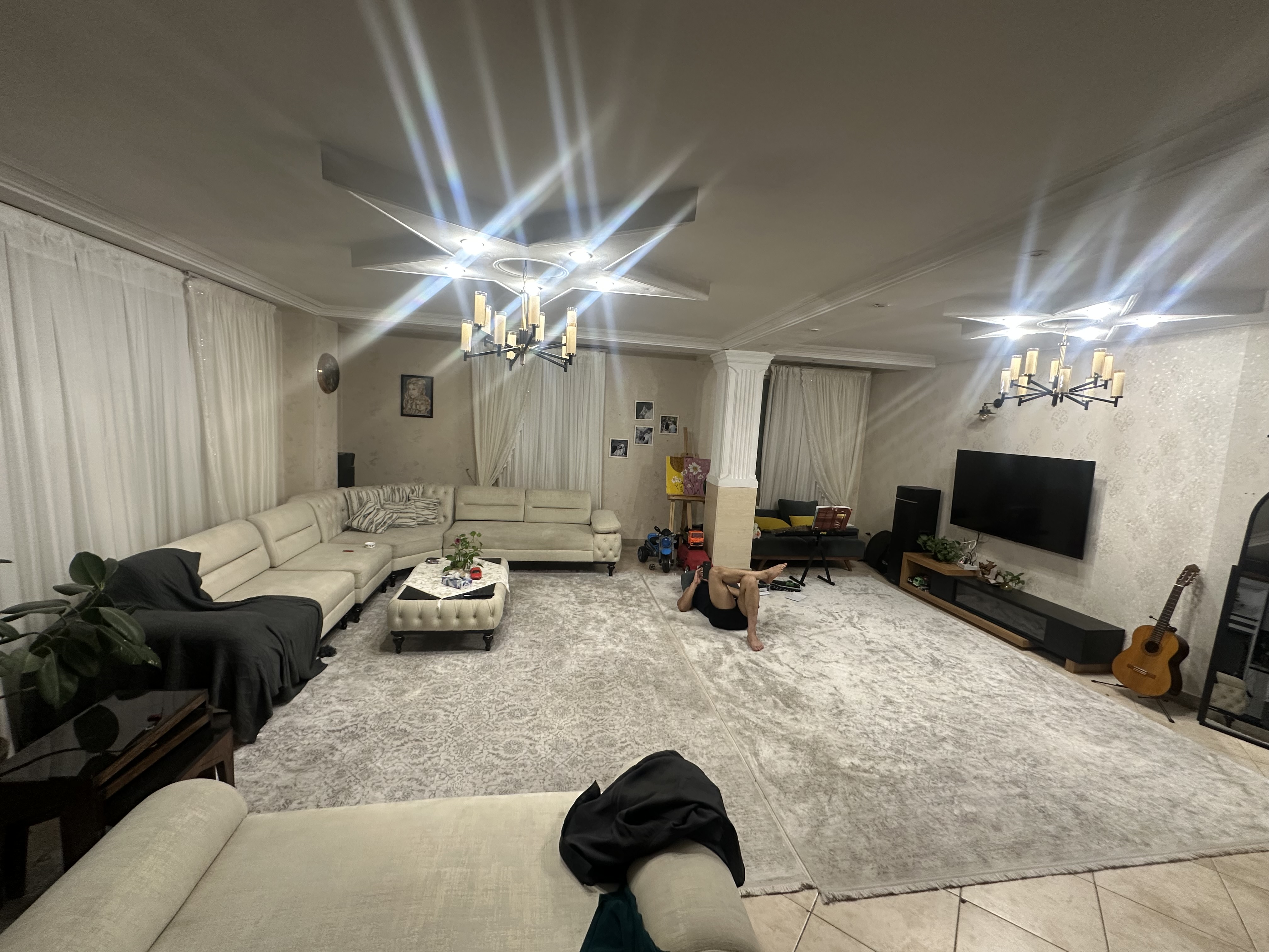 Modern Living room Before