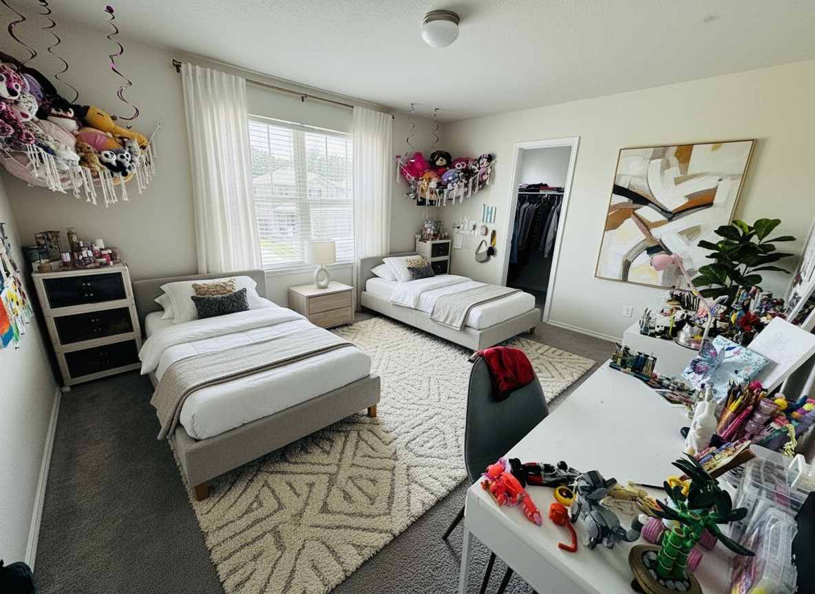 Modern Living room After