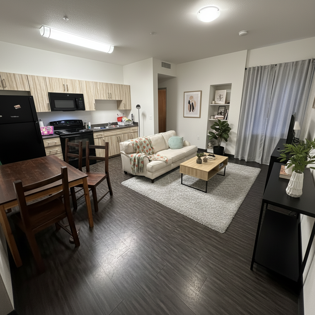 Modern Living room After