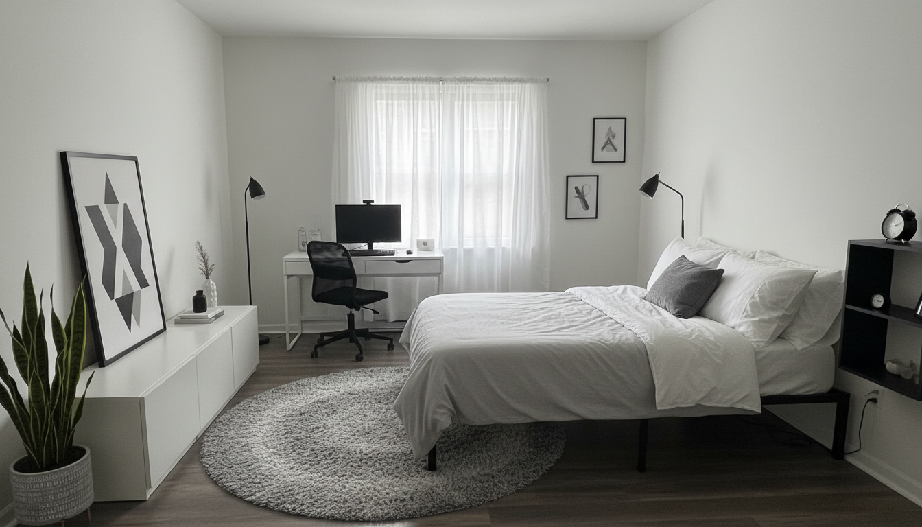 Minimalist Living room After