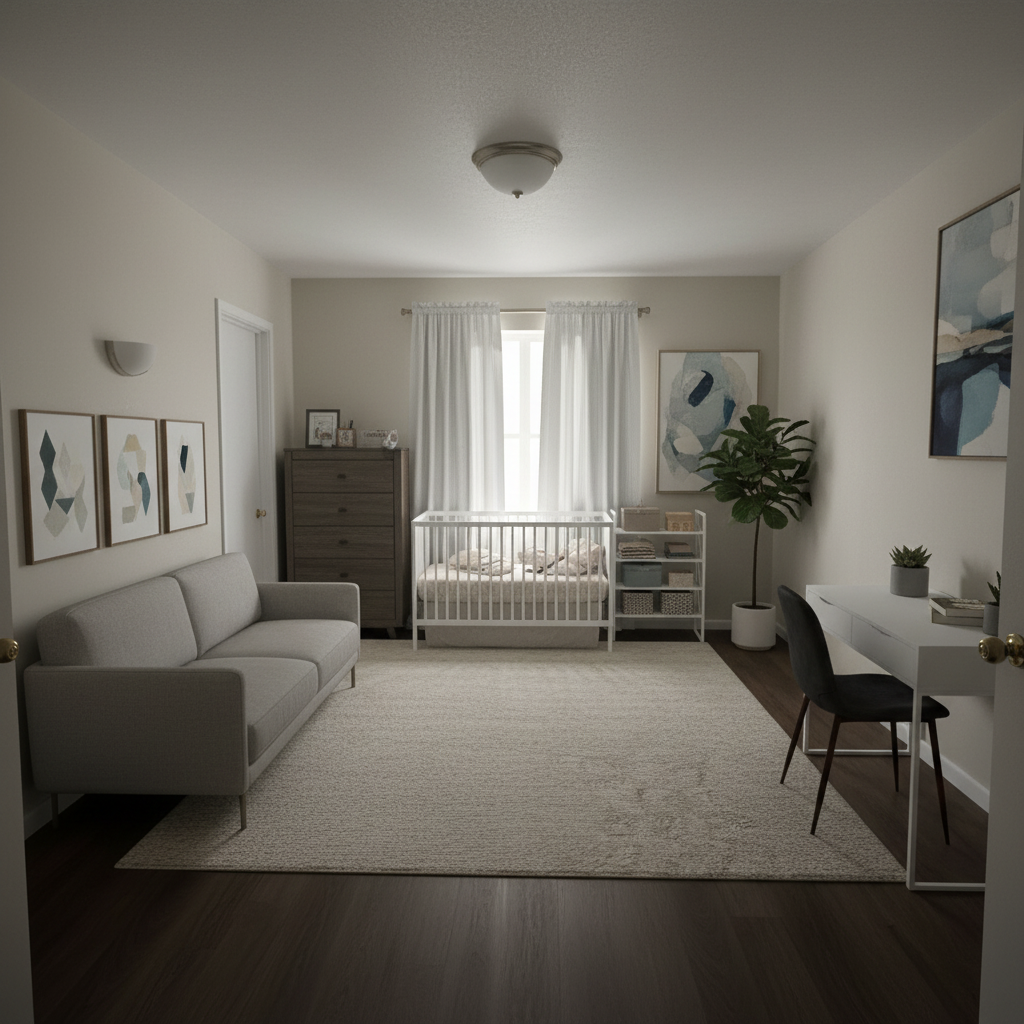 Modern Living room After