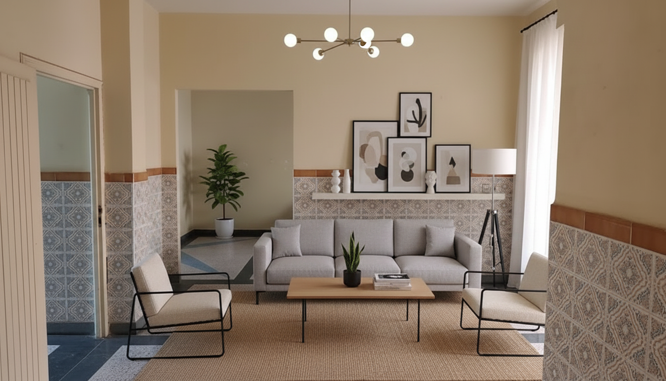 Modern Living room After