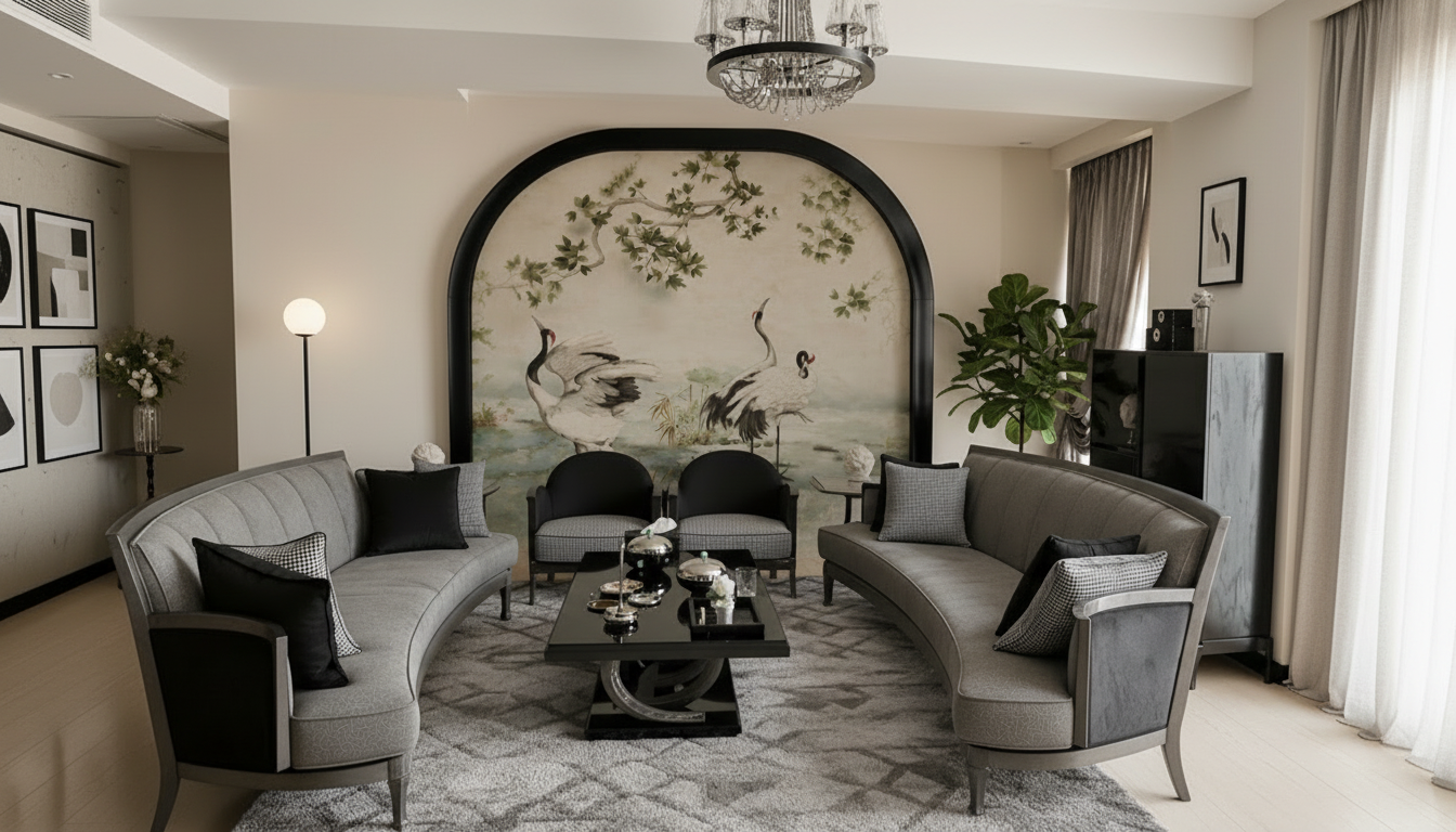 Modern Living room After