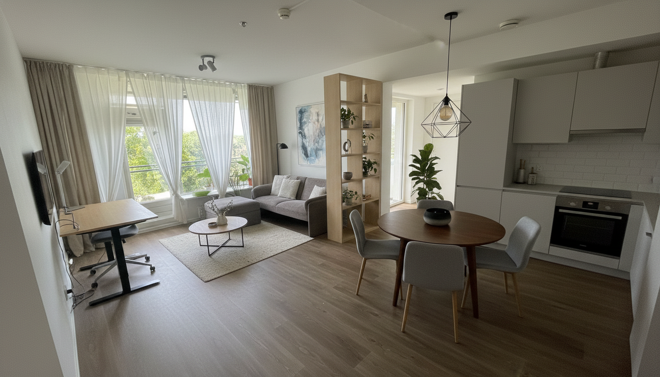 Modern Living room After
