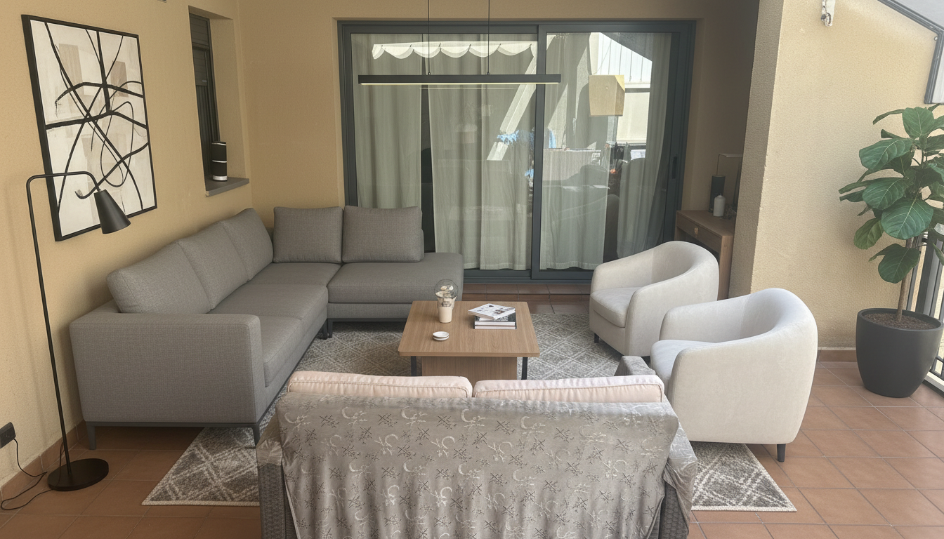 Modern Living room After
