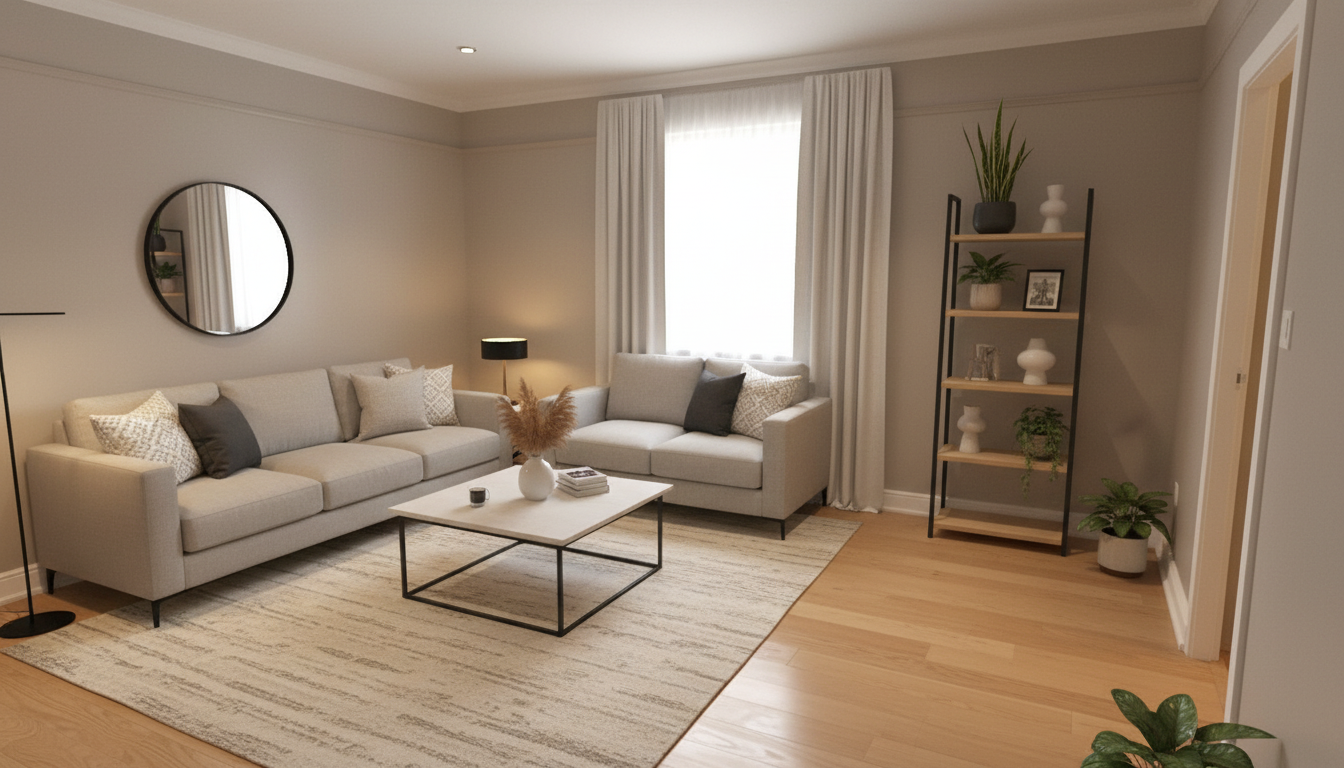 Modern Living room After