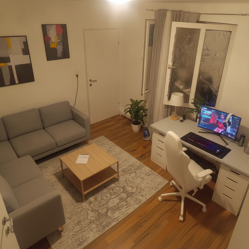 Modern Living room After