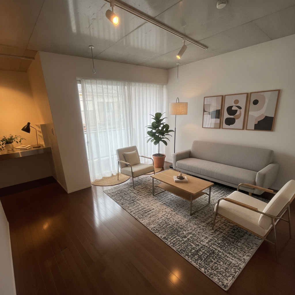 Modern Living room After