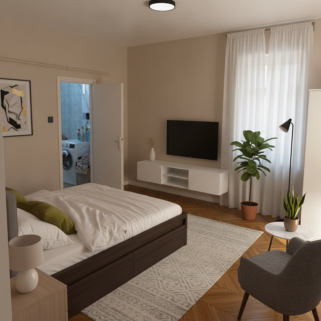 Modern Living room After