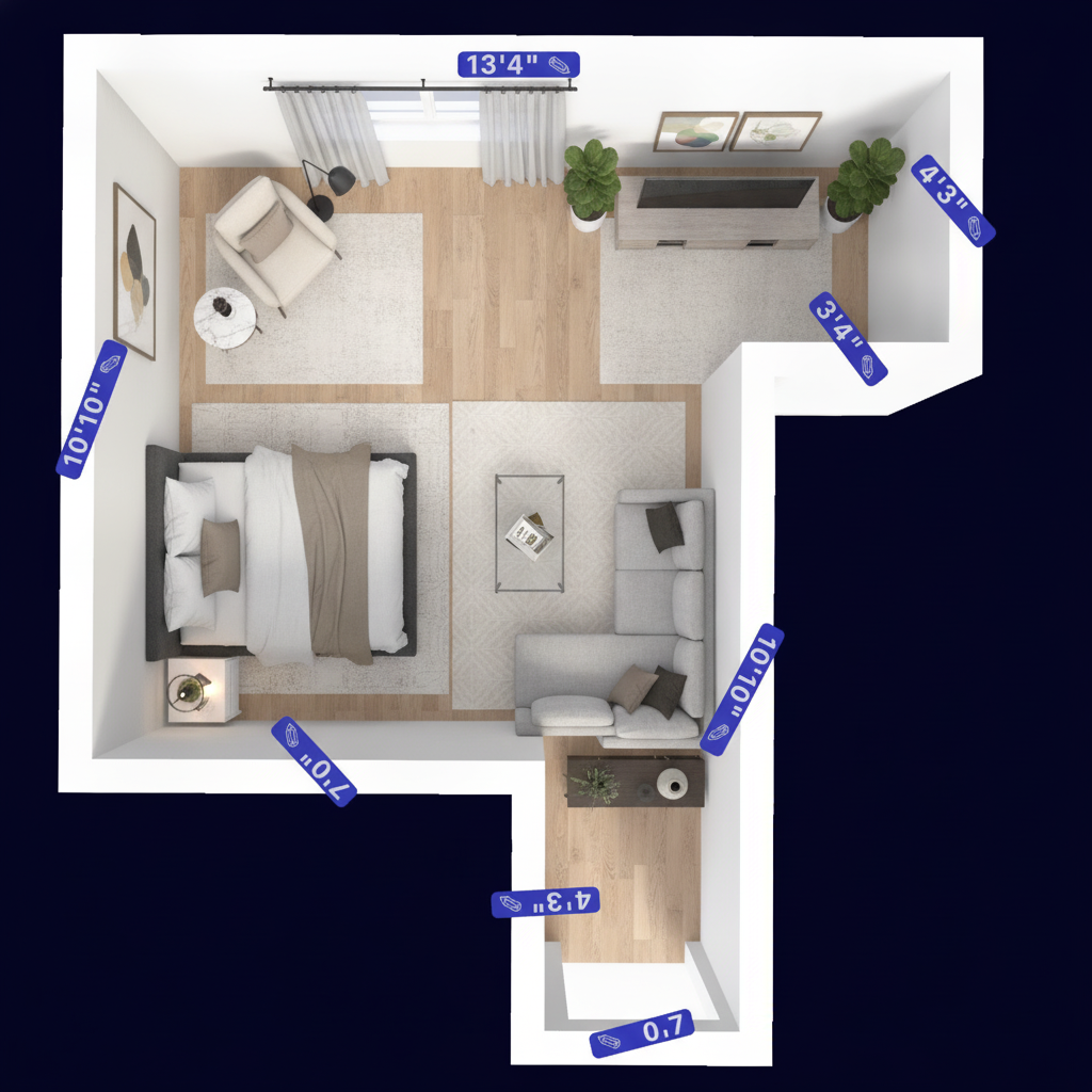 Modern Living room After