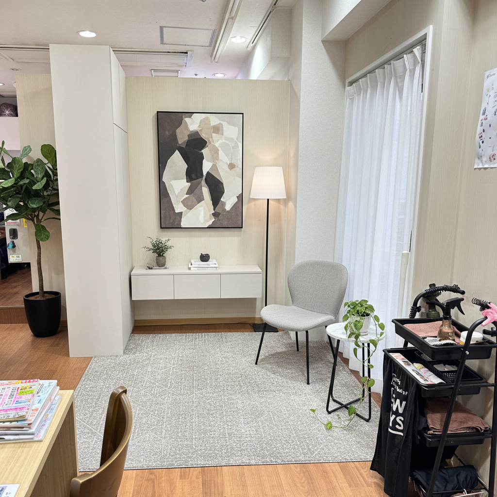 Minimalist Living room After