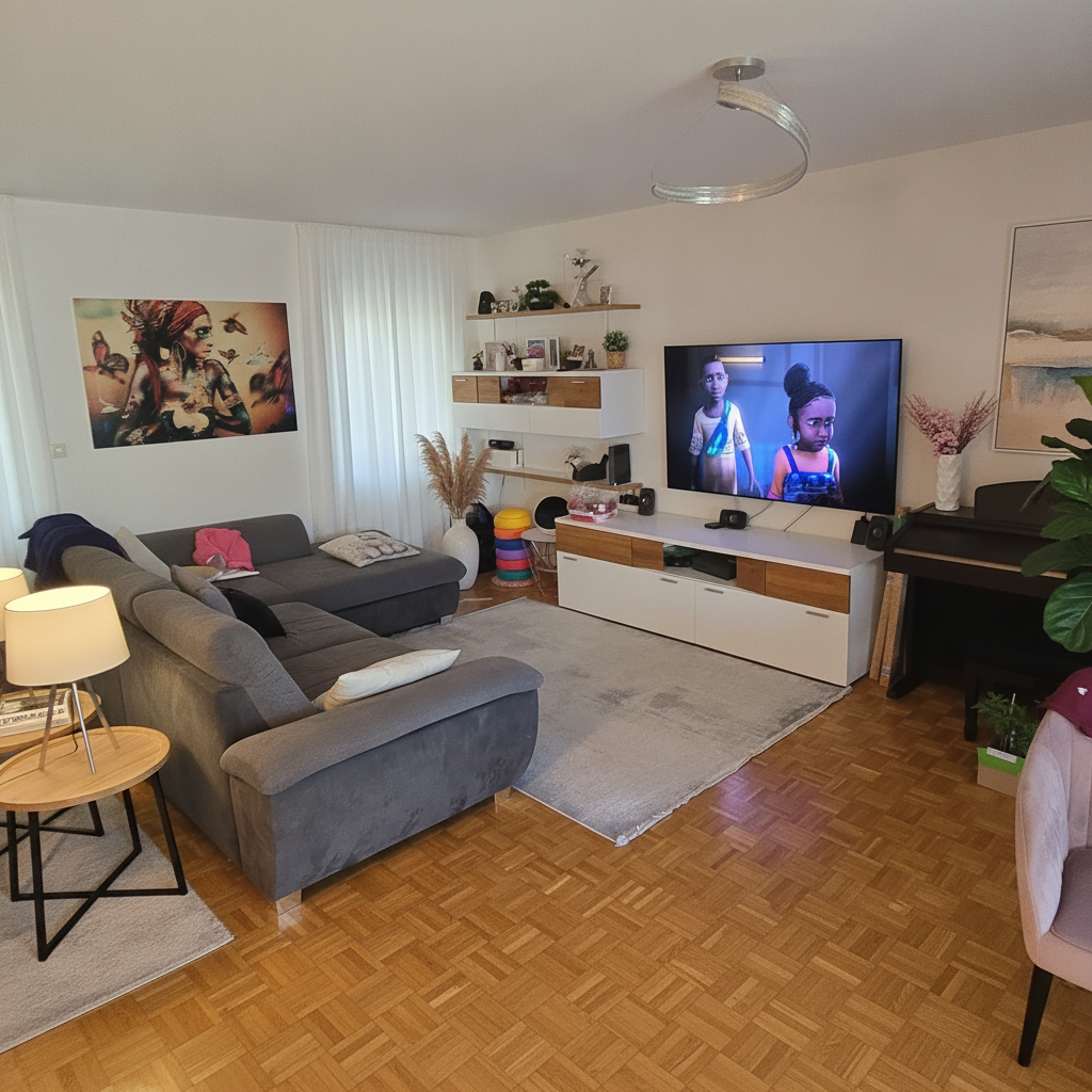 Modern Living room After