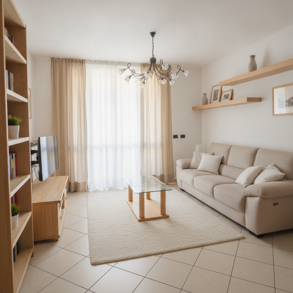 Scandinavian Living room After