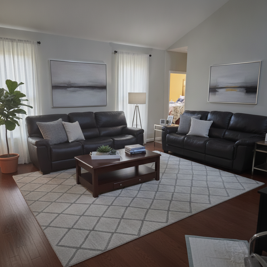 Modern Living room After