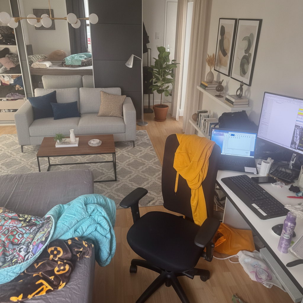 Modern Living room After