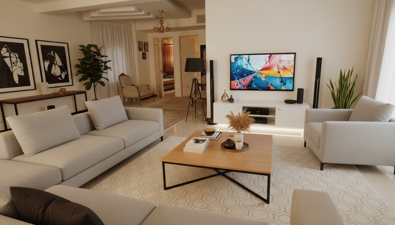 Modern Living room After