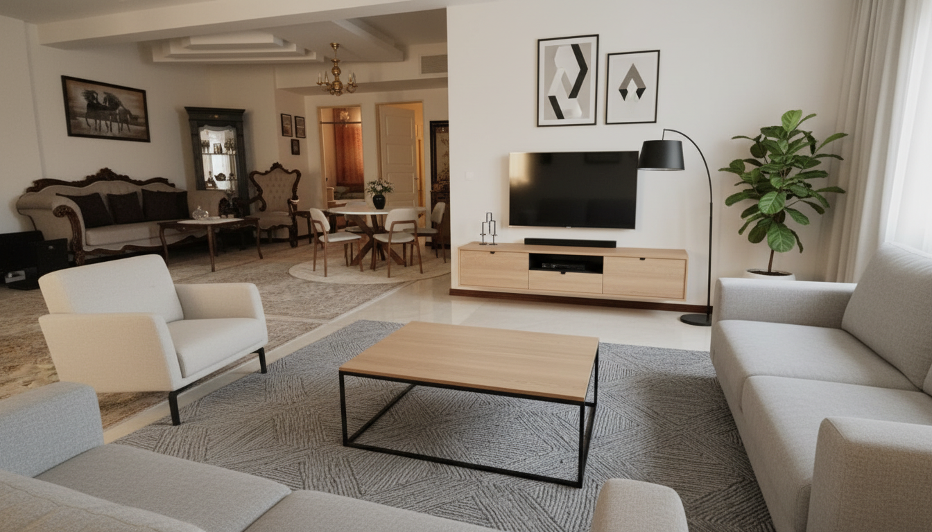 Modern Living room After