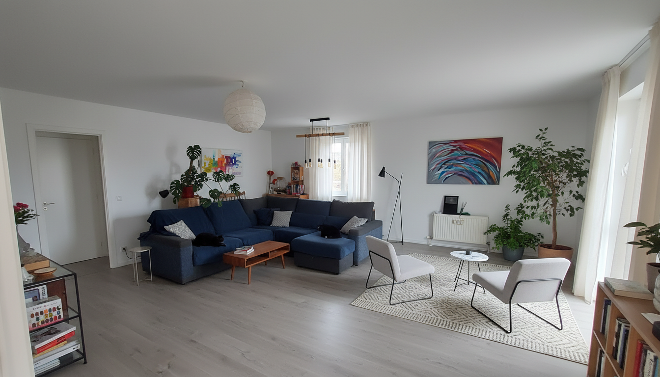 Modern Living room After