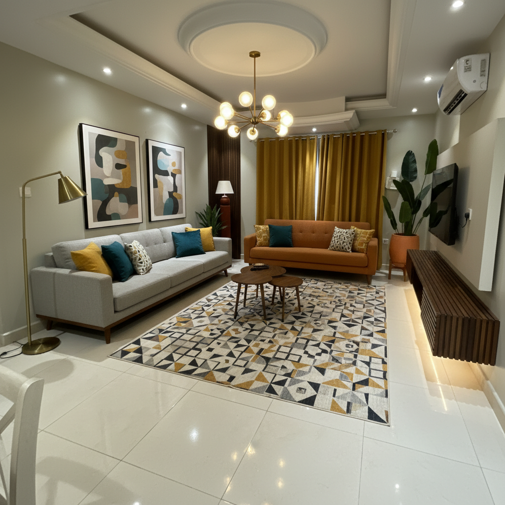 Modern Living room After