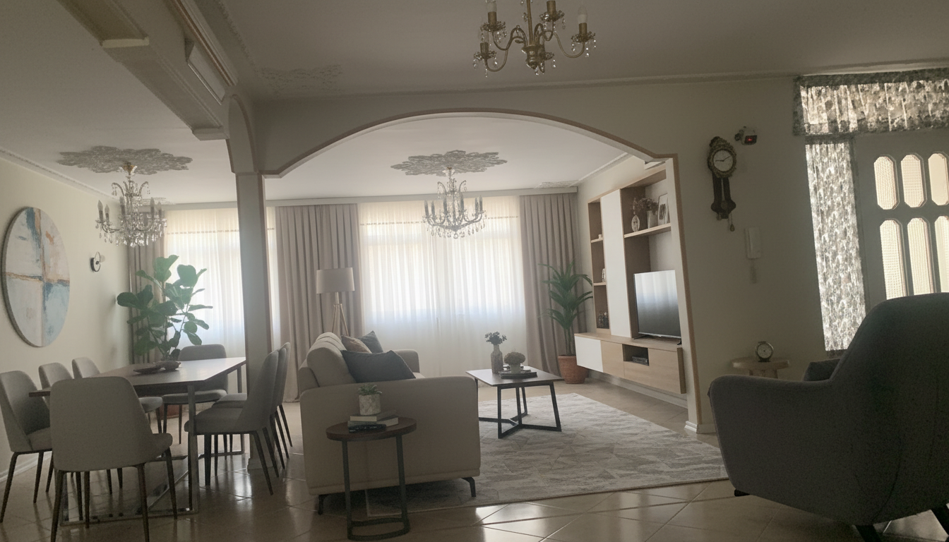 Modern Living room After