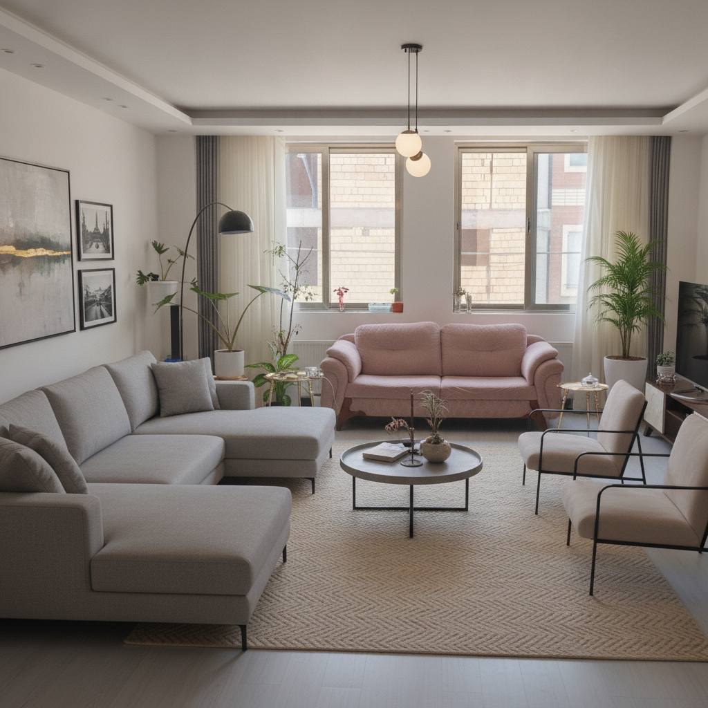 Modern Living room After