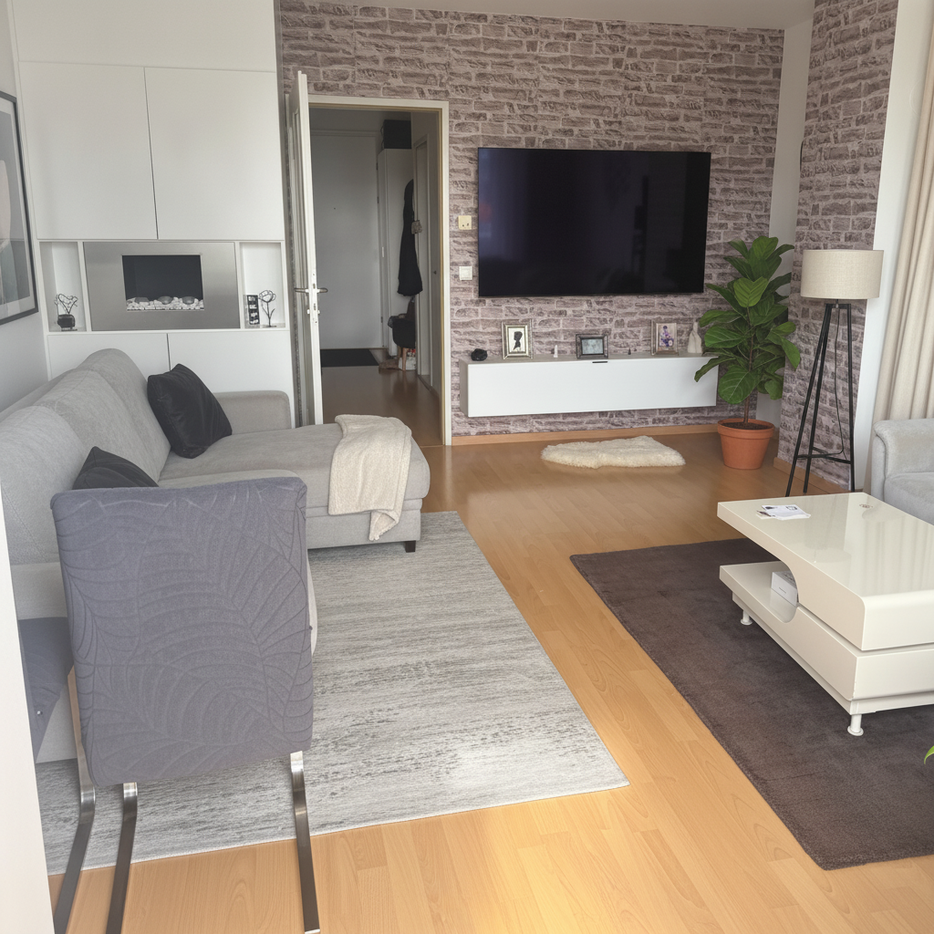Modern Living room After