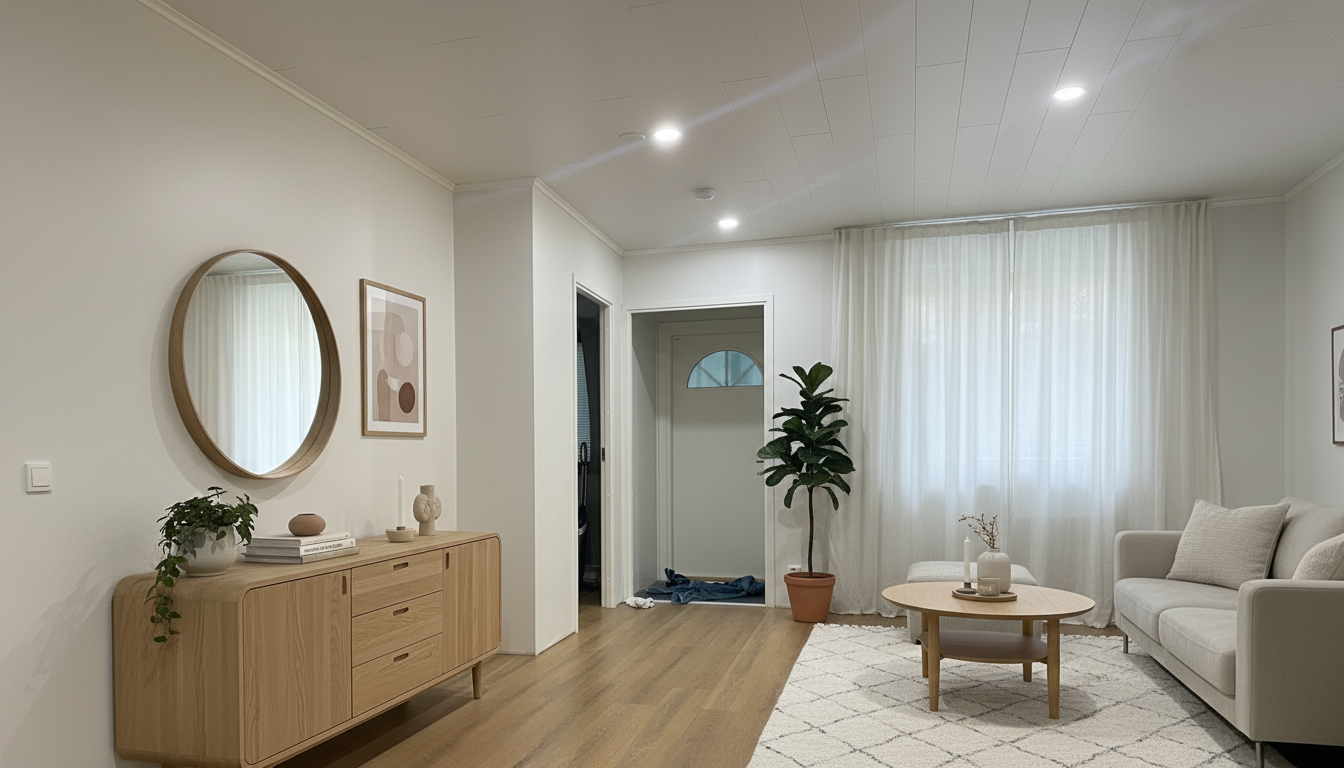 Scandinavian Living room After