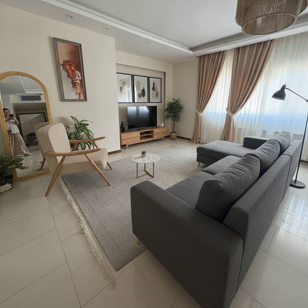 Modern Living room After