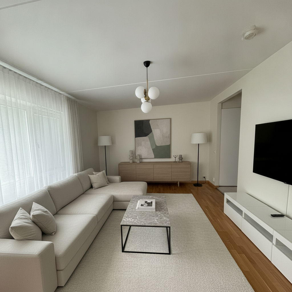 Modern Living room After