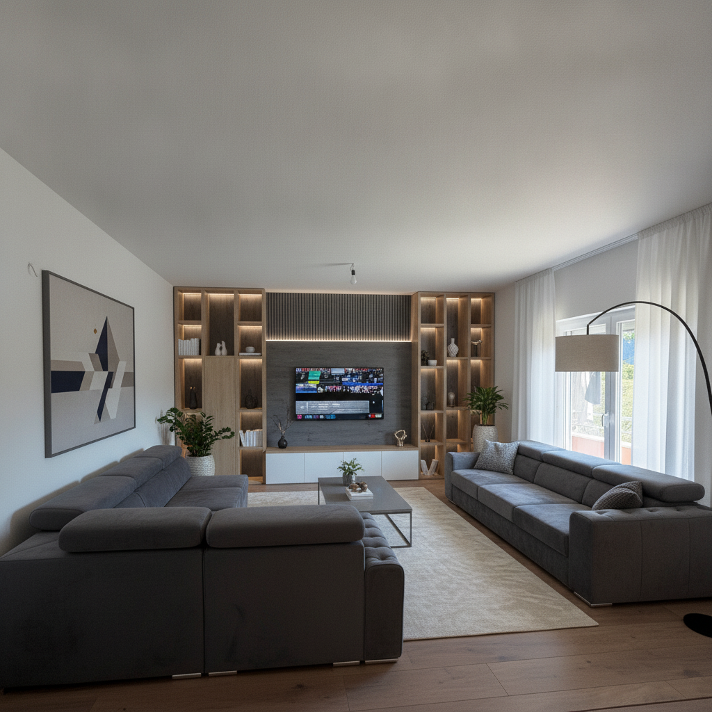 Modern Living room After
