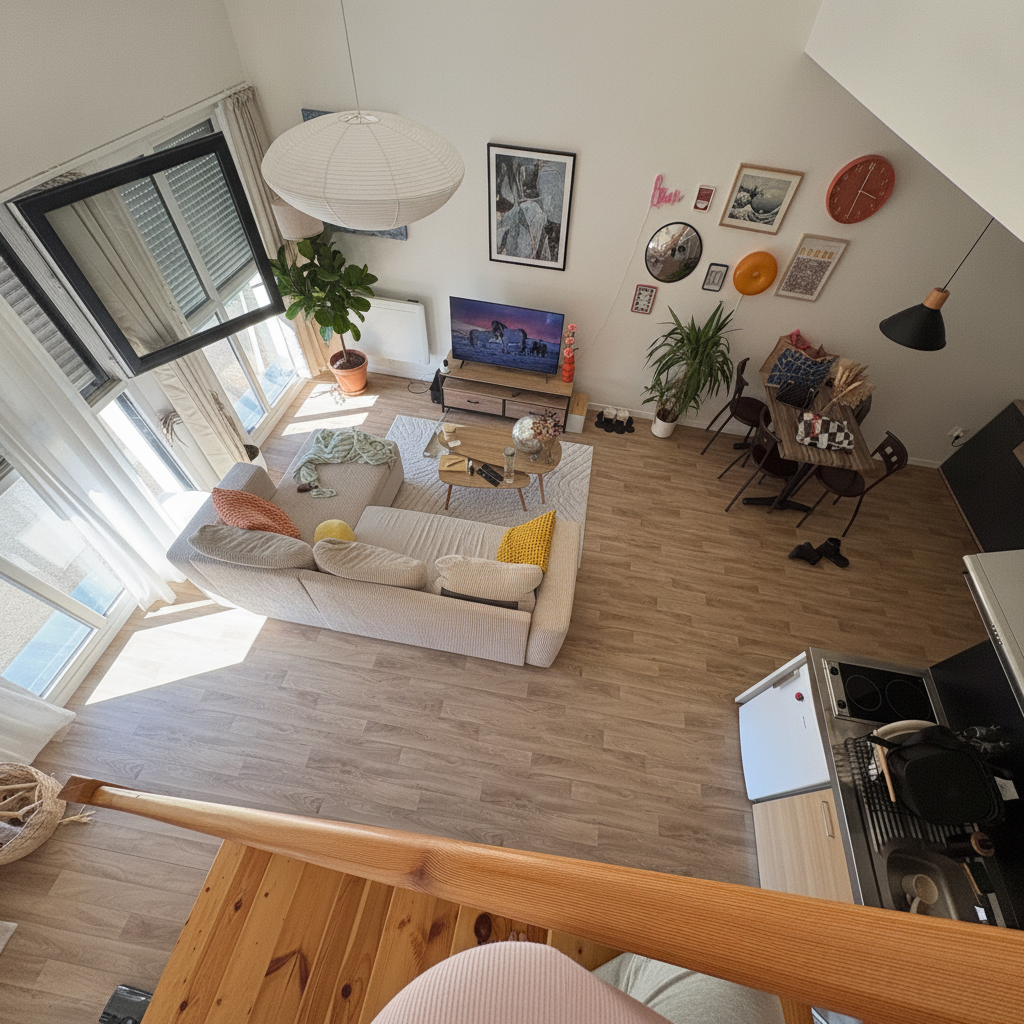 Modern Living room After